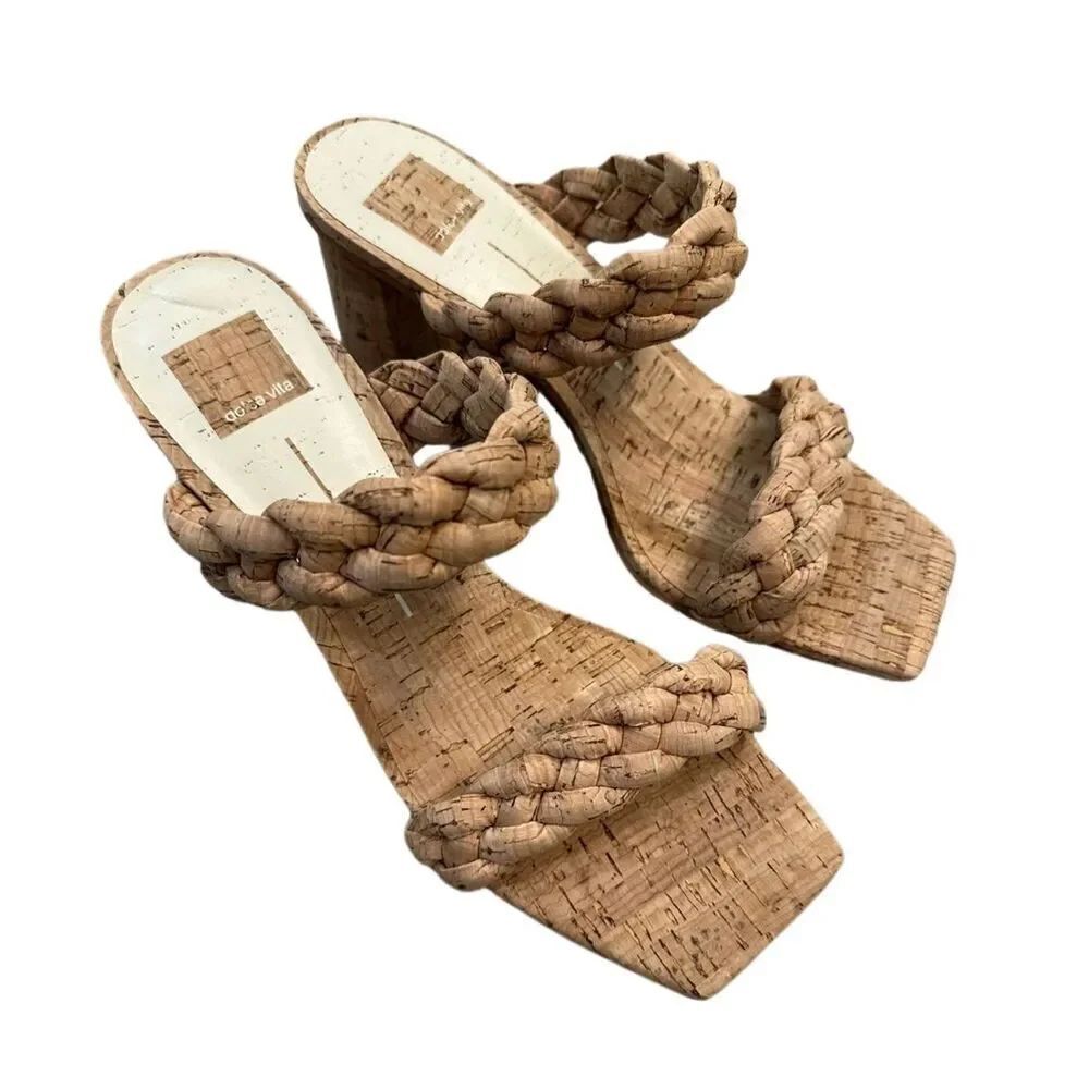 Dolce Vita Paily Cork Like Sandals Sz 10
